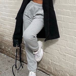 Fashion (gray)Women Pants Black Jogging Sweatpants Women For Pants Baggy Sports  Pants Gray Jogger High Waist Sweat Casual Female Trousers WEF @ Best Price  Online