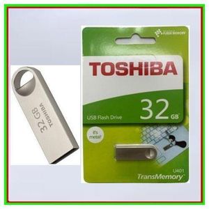 Toshiba Flash Disk, 32GB, 32 GB, Metal - Silver