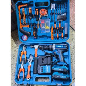 Makita 36V Cordless Tool Kit – 108-Piece Power Drill & Hand Tool Set with Accessories
