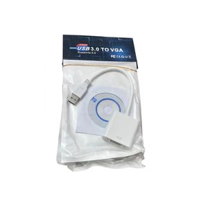 Universal USB 3.0 to VGA Adapter Cable - USB to VGA Converter 1080P Full HD - For Laptop PC to Monitor, Projector, TV