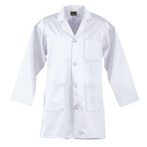 Comfy White Cotton Dust-coat