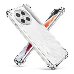 Edge To Edge Bumper Side Protection Transparent Back Cover For Tecno Camon 30 -Transparent