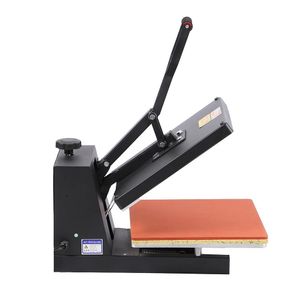 Combo 38X38 Flatbed Professional Clamshell Heat Press Sublimation T Shirt Printing Thermal Press Transfer Machine
