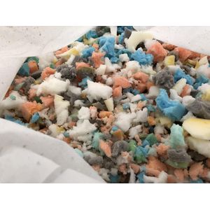 Shredded Memory Foam Stuffing for Pillows Couch Cushion