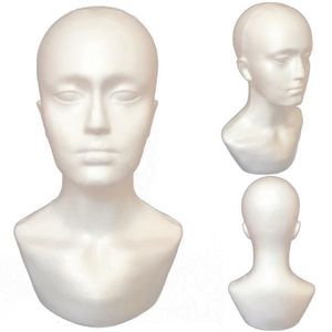 Simulation Female Foam Mannequin Head For Wig Holders African And