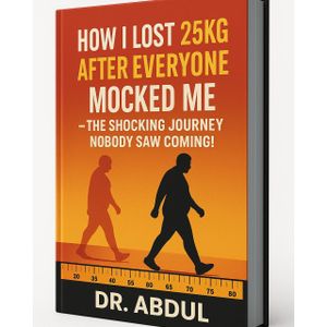 How I Lost 25KG After Everyone Mocked Me The Shocking Journey Nobody Saw Coming! Book By Dr. Abdul