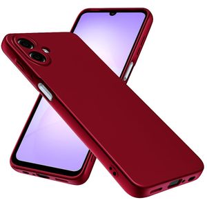 Soft Silicone Slim Fit Cover Anti-Scratch Shockproof Case for Samsung Galaxy A07 - Maroon