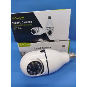 CALUS High-Definition 1080P WiFi Smart CCTV Bulb Camera with 360° Rotation, Motion Detection Alerts & Color Night Vision for Smart Homes