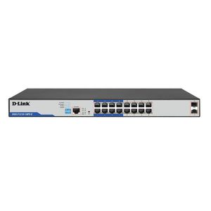18 port Managed Gigabit Switch with 16 10/100/1000 Mbps PoE ports, 2 Gigabit SFP uplink ports