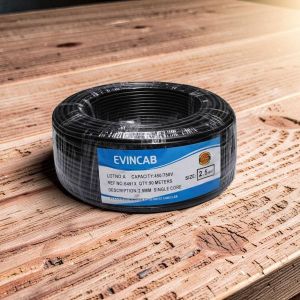 Evin  2.5mm Single Core Solid Oil Resistant Heat Resistant Durable Electrical Wiring Cable 