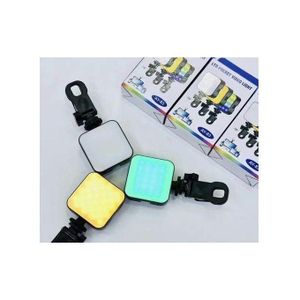 Rechargeable LED Pocket Video Light – Adjustable Clip-On Fill Light For YouTube, TikTok & Streaming