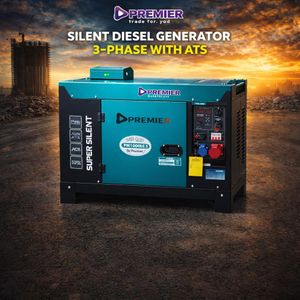 C88 Premier 3 Phase Generator 15KVA Silent Diesel With ATS Switch 