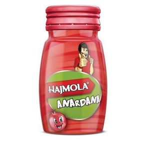 Organic Dabur Hajmola Anardana (120 Tablet) - used as a post-meal aid to stimulate digestive enzymes and relieve bloating or gas