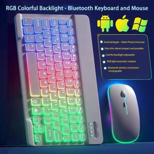 General Portable Optical Tracking Slim Backlit Wireless Keyboard And Mouse Set - Black