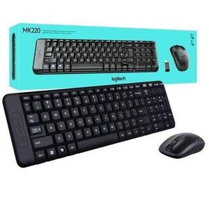Logitec  MK220 Wireless Keyboard and Mouse Combo- black