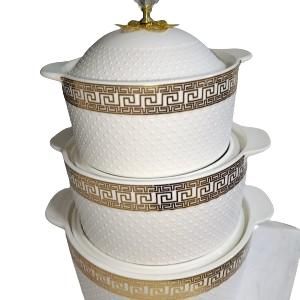 Ceramic 3pcs Soup Pot