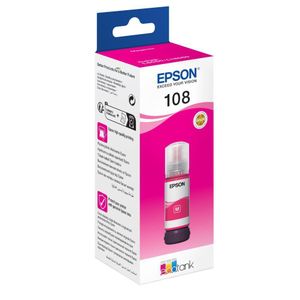 Epson 108 EcoTank Genuine MAGENTA ink bottle (70 ml)