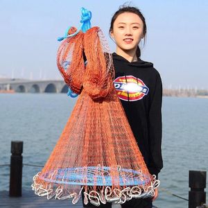 B-ait Trap Fishing Net, Fishing Gear,Tire Line Hand Cast Net