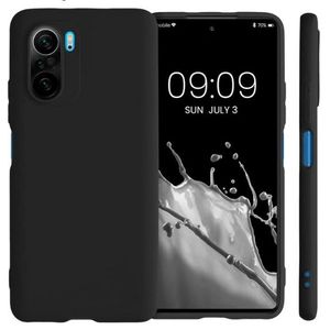 Poco F3 Phone Cover, Soft Silicone Shockproof Back Case, Slim Fit Protective Phone Case with All-Round Protection and Anti-Slip Grip (Black)