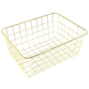 Wire Storage Baskets, Farmhouse Metal Wire Basket Freezer Storage Organizer  Bins With Handles(blac