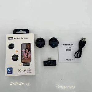 SX20 2.4G Wireless Lavalier Microphone – Clip-On Rechargeable Mic for Content Creators