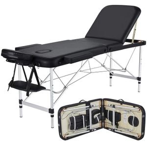  Portable Aluminum  Massage Bed Length 184cm,70cm Width, Height 60.5cm up to 86cm (adjustable),  Foldable Spa Massage Table