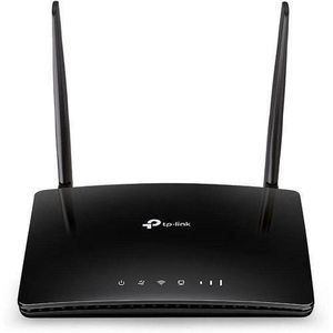TP Link  AC750 Dual Band 4G LTE Router, SIM Slot Unlocked, WAN/LAN port, Removable Wi-Fi Antennas, Compatible with FDD-LTE and TDD-LTE, No Configuration Required, Black (Archer MR200)