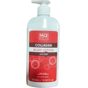 Face Facts Collagen Body Lotion With Q10 Helps Energise & Improve Skin Elasticity bc