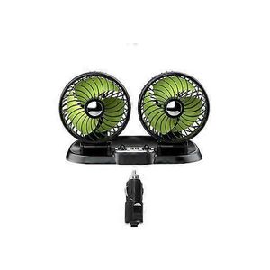 2 speed Double headed vehicle fan (Car Cigar lighter DC powered)
