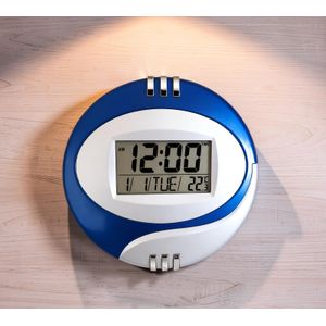 Dual Backlit LCD Display Alarm Thermometer Modern Durable Design Table and wall Mount Digital clock