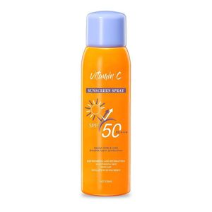 Skin Care vitamin c sunscreen spray resist Uva & Uvb double layer protection spf 50 refreshing and hydrating moisturizing skin skincare spray isolation sunscreen 150ml