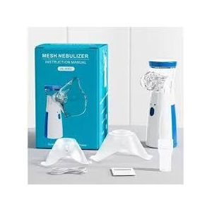 Portable Mesh Nebulizer Machine - Handheld Silent Inhaler for Adults & Kids - USB Rechargeable & Battery Operated