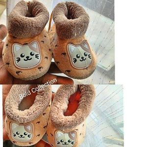 Baby Infant Shoes UNISEX Dot Soft Sole Prewalker Warm Casual Flats ShoeS(0-18M