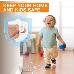 8.5cm long strong adhesive Silicone door stopper 