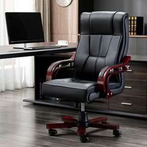 Office Supply Ergonomic Executive Office Chair With Lumbar Support & Adjustable Armrests