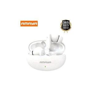 Amaya TK05 Heavy Bass Wireless Bluetooth Earpods- Earbuds-Airpods-Headsets With Active Noise Cancellation For Upto 20 Hours Playtime