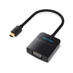Vention Vention- Mini DP To VGA Converter 0.15M - Black