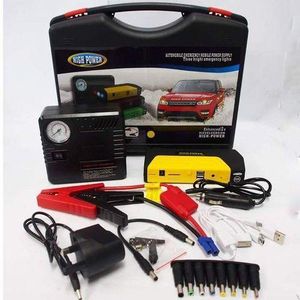 2 IN 1 Portable Car Jump Starter Kit With Tyre Inflator / Air Compressor