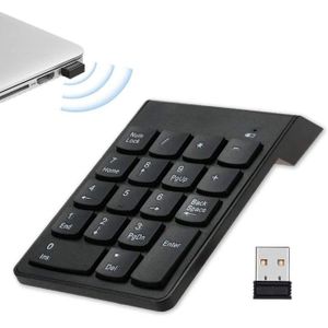 Mini 2.4GHz Wireless Keyboard Digital Keypad 18 Keys Compatible PC and Mac