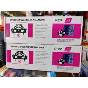 Skilltech Full Motion Double Arm TV Wall Mount Bracket 75P Plus for 32 to 85 Inch TVs Heavy Duty Swivel Tilt Extendable Universal LED LCD Plasma Screen Mounting Stand