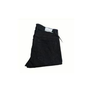 Plain black men non fade men jeans trouser 