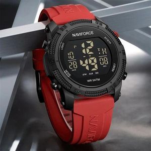 Naviforce Men's Digital 50M Waterproof classic wrist watch