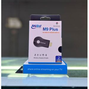 M9 Plus Anycast WiFi HDMI Display TV Dongle - Black