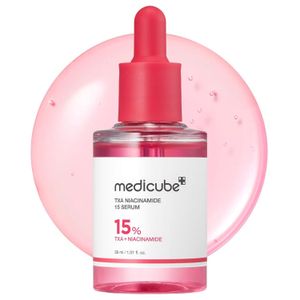 Medicube TXA+Niacinamide 15% Glow Facial Serum for After Spot Care - All-in-One Daily Korean Skincare ,Uneven Skin Tone, Texture, and Hydration Care , High-Potency Tranexamic Acid 5% 30ML
