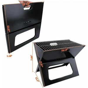 Steel Heavy Portable barbecue CHARCOAL grill X-type