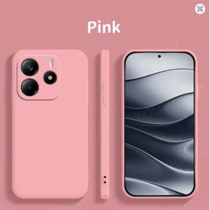 XIAOMI Redmi Note 14 Cover Pink Premium Silicone Heavy Duty Protection Phone Case/ Cover