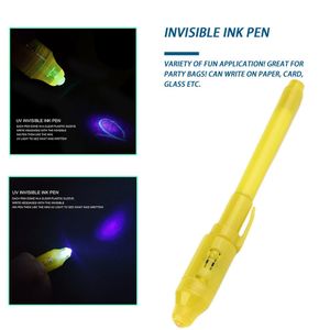 Invisible Ink Pen,Secrect Message pens, 2 In 1 Magic UV Light Pen for  Drawing Funny Activity Kids Party Students Gift DIY School - AliExpress