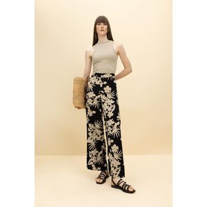 Fashion (Black)4 Colors New Women Wide Leg Palazzo Pants High