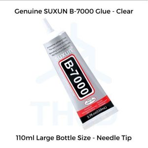B-7000 Craft Glue ( 110ml ), Phone Screen & Touch Pad Glue, Jewelry Glue, Used for Projects Involving Metal, Plastic, Leather, Acrylic, Crystal, Gemstones, Knitted Fabrics, And Paper in Jewelry Making. ( Transparent / White )