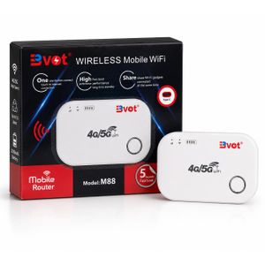 BVOT M88 4G/5G Wireless Mobile WiFi Router – Fast, Portable & Connect Multiple Devices